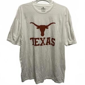 Texas Longhorns White Graphic T-Shirt XL